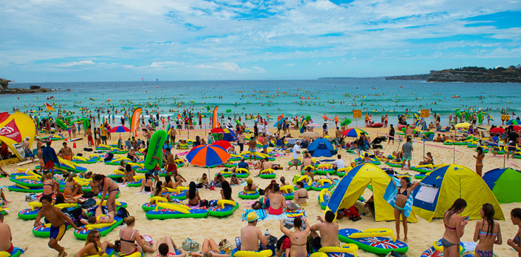 Dan Australije na plazi